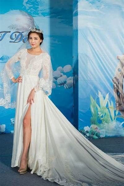 甜美主播婚纱照片集，展现浪漫与优雅的完美结合